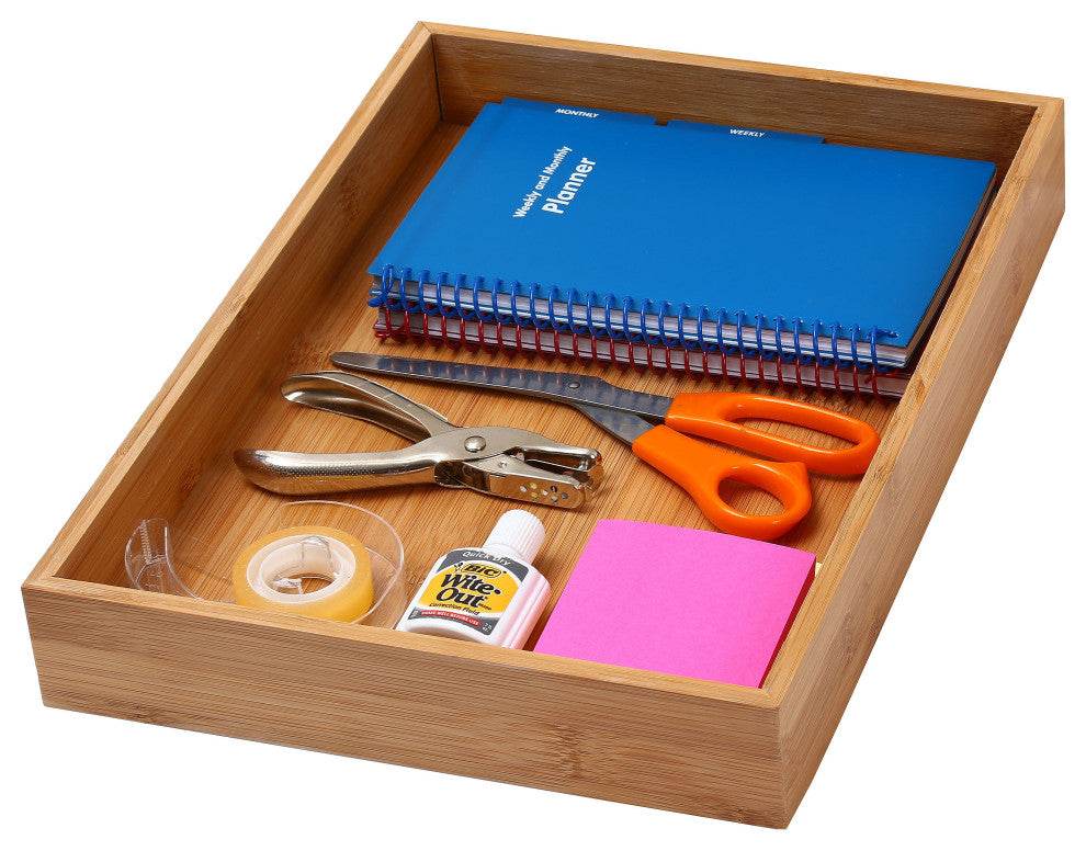 YBM Home Kitchen Drawer Organizer Storage Box, 10"x14"x2"