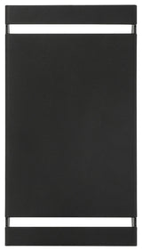 La Vida Bi-Directional Tall Outdoor LED Wall Mount, Black