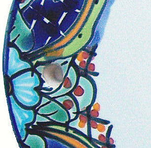 Talavera Ceramic House Plaque. Welcome mi house is your house