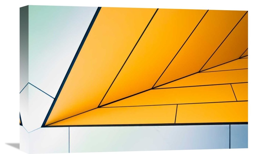 "Yellow Dart" Stretched Canvas Giclee by Linda Wride, 22x15"