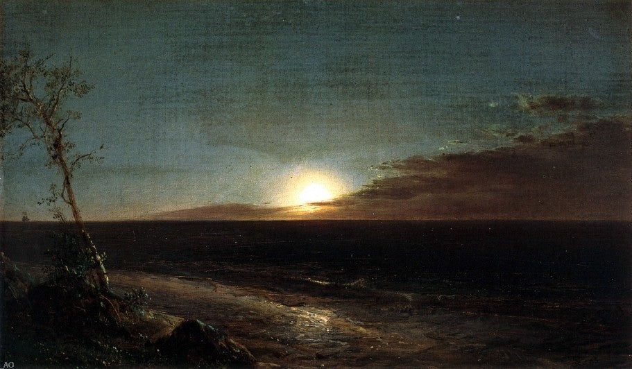 Frederic Edwin Church Moonrise Wall Decal