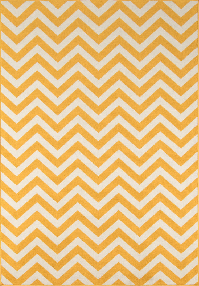Baja Rug, Yellow, 5'3"x7'6"