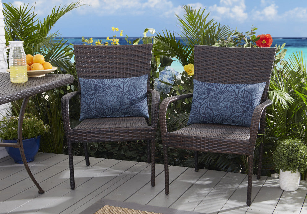 Sorra Home Maven Capri Knife Edge Pillow, Set of 2, 20"x13"x6"