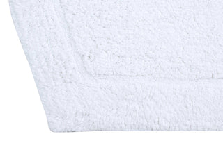Waterford Collection Tufted Non-Slip Bath Rug, 2 Piece Set, White