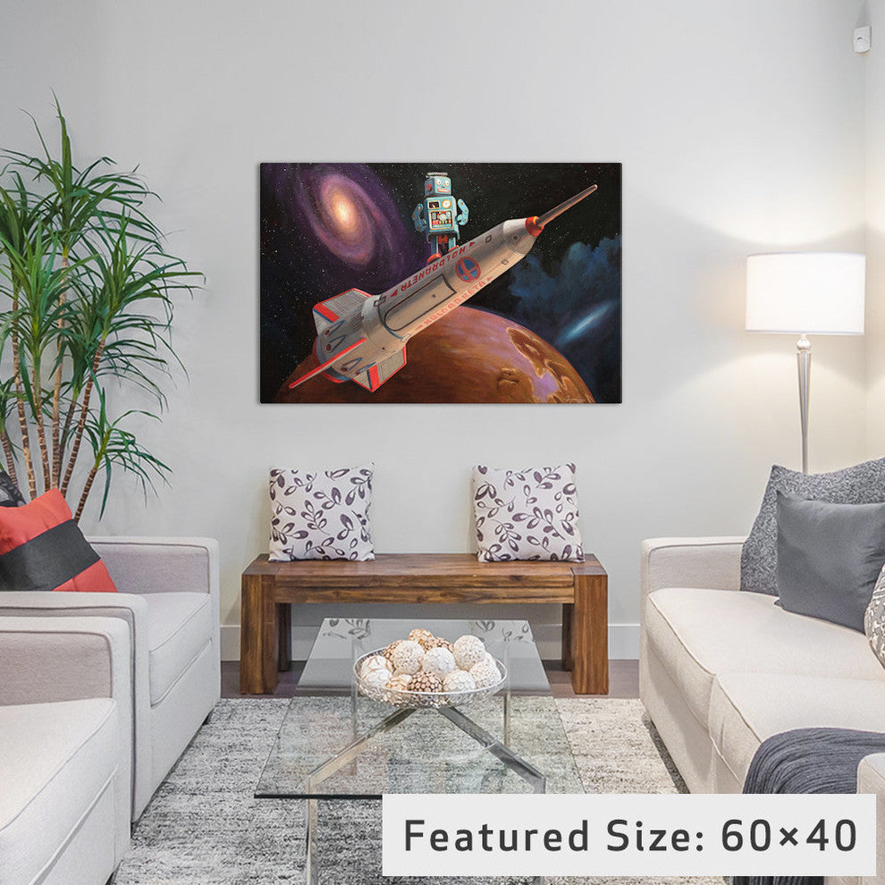 "Rocket Surfer" by Eric Joyner, 26x18x1.5