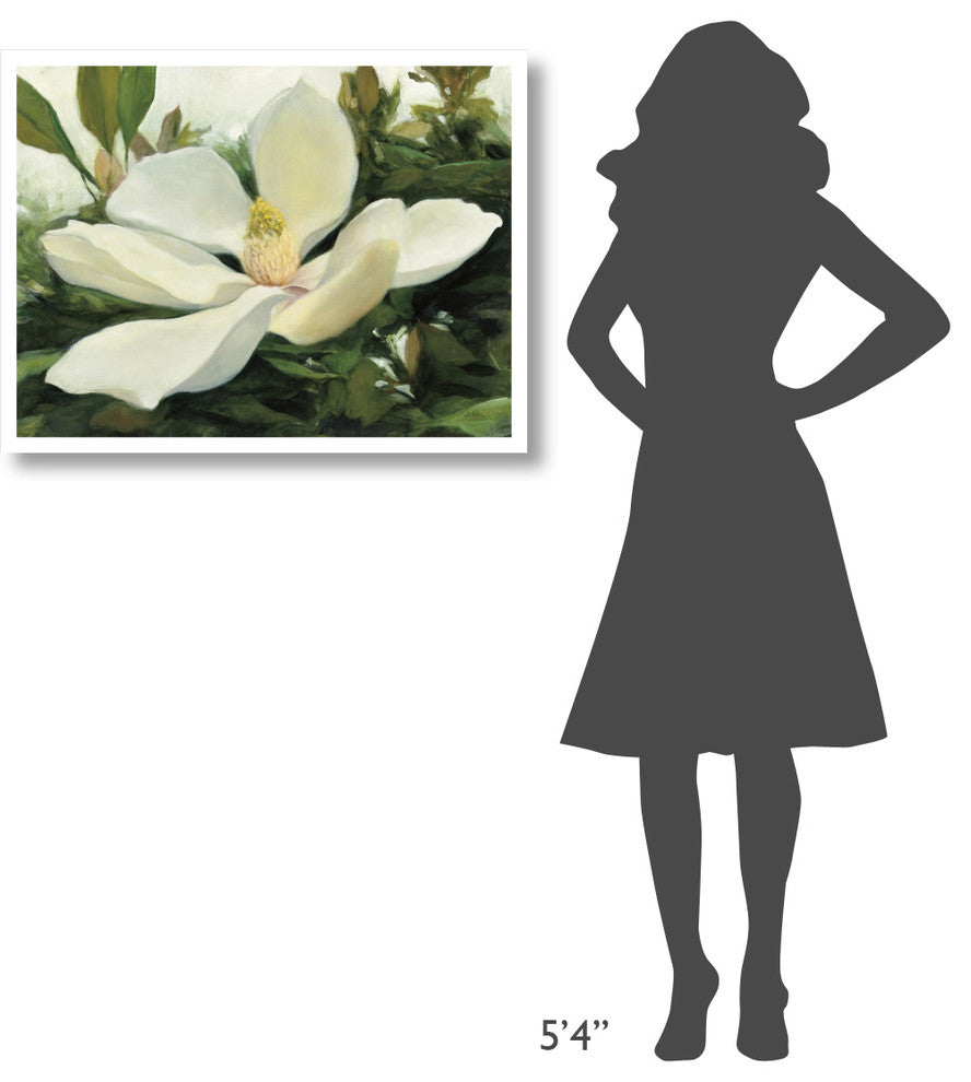 "Majestic Magnolia" Digital Paper Print by Julia Purinton, 34"x26"