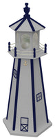 Standard Lighthouse, Dawn Gray & Navy Blue, 4 Foot, Standard Lighting