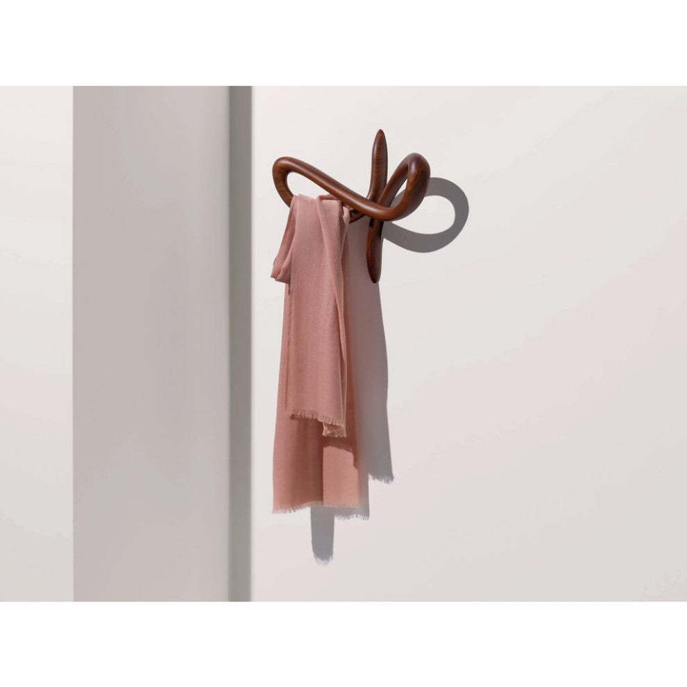 Nomon Vertigo Coat Hanger, Natural Solid Walnut, Large