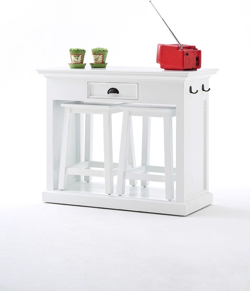 Halifax Kitchen Table Set With Stools and Cushions
