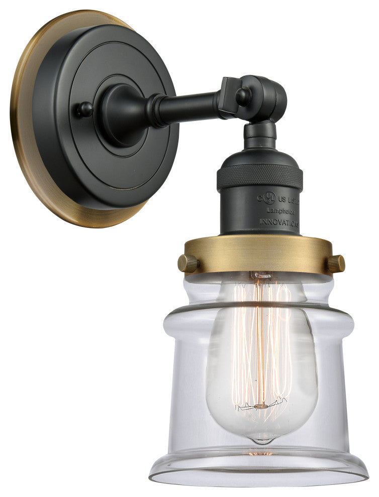 INNOVATIONS LIGHTING 203BK-BPBB-HRBB-G182S 1 Light Mixed Metals Sconce