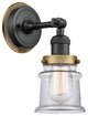 INNOVATIONS LIGHTING 203BK-BPBB-HRBB-G182S 1 Light Mixed Metals Sconce