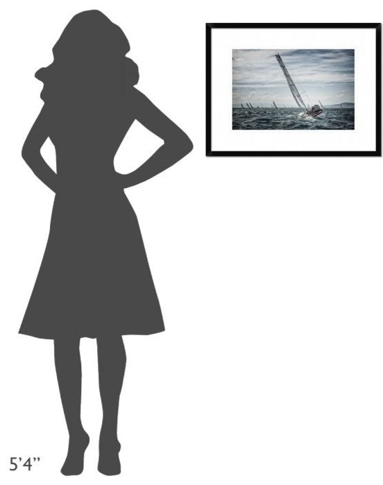 "Le Retour" Framed Digital Print by Jose Fangueiro, 26"x20"