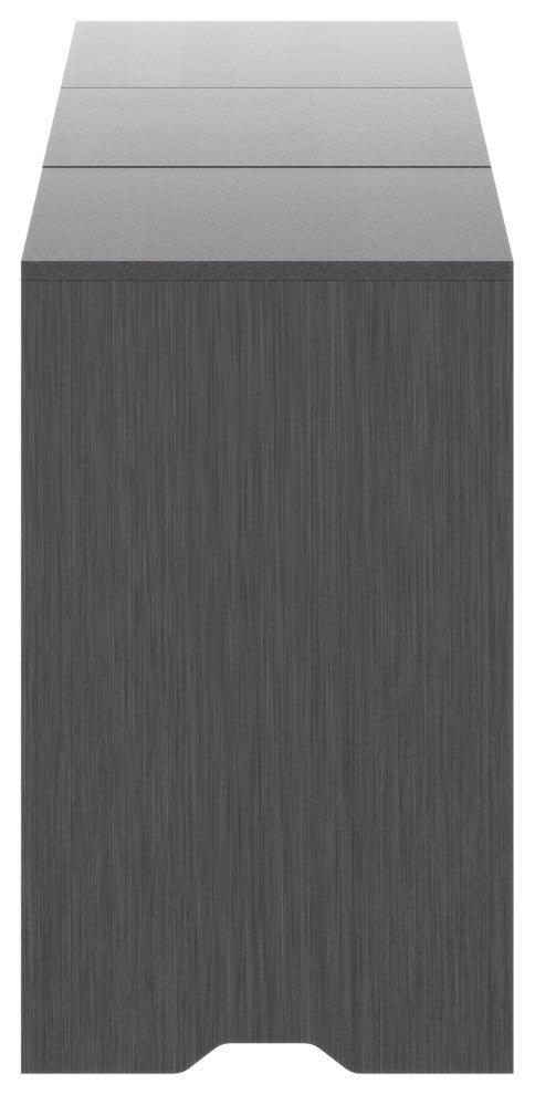 Nova 3-Pc Storage Cabinet Set, Charcoal