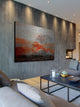 "Casa Vista" UV Ink Print on Brushed  Aluminum, 45"x30"