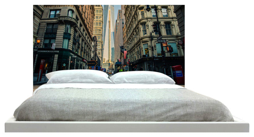 "Sky Rise New York City" Headboard