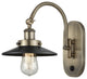 Innovations 918-1W-AB-M6-LED Railroad 1 Light 8" Sconce, Antique Brass