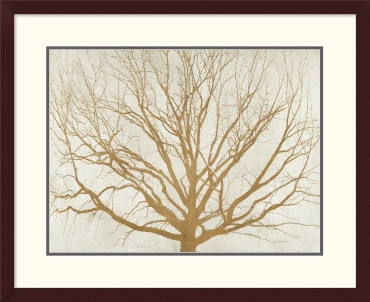 "Golden Tree" Framed Digital Print by Alessio Aprile, 32x26"