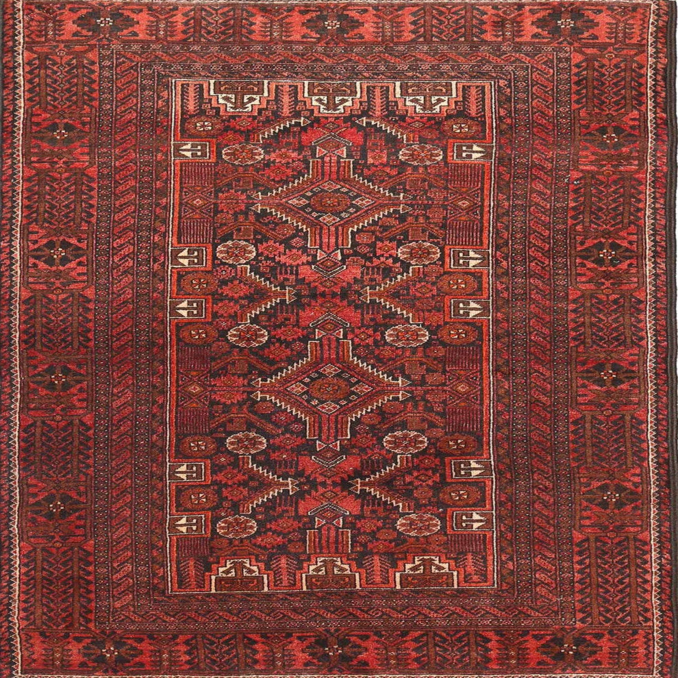 Ahgly Company Indoor Square Traditional Area Rugs, 5' Square