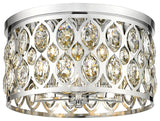 Dealey 5 Light Flush Mount Lighting, Chrome