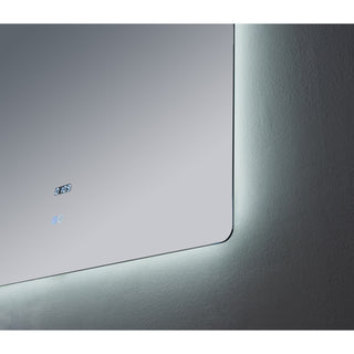 Lugano 36" Wide x 36" Tall LED Mirror w/ Defogger