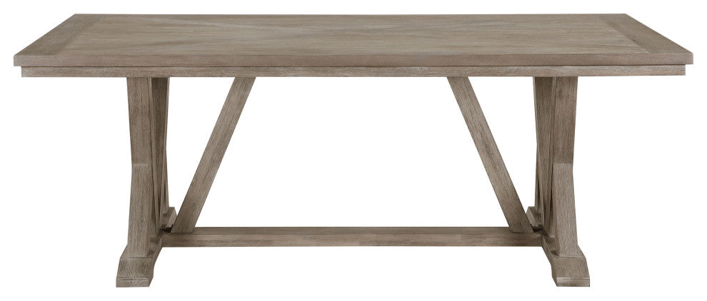 Cornelia 7-piece Rectangular Dining Table Set Coastal Grey