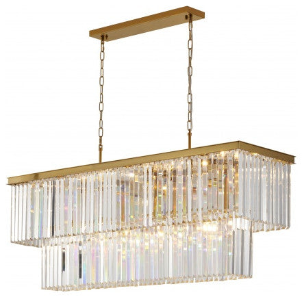 Bethel International LA80C50BR 18-Light Chandelier, Gold