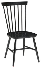 Eagle Ridge Dining Chair, Black Finish, Set of 2