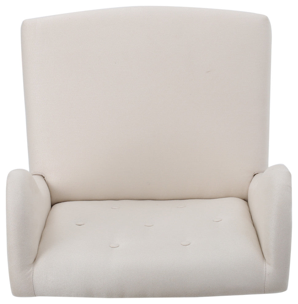 GDF Studio Asheville Modern Fabric Wingback Chair, Beige