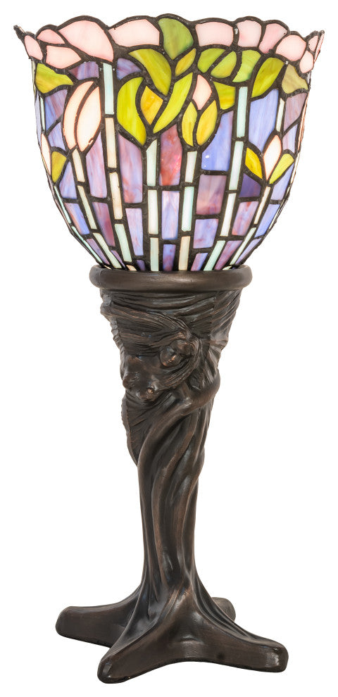 15 High Tiffany Flowering Lotus Mini Lamp