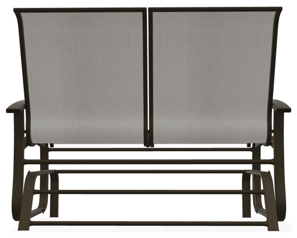 Belle Isle Sling 2-Seat Glider, Augustine Oyster/Beachwood