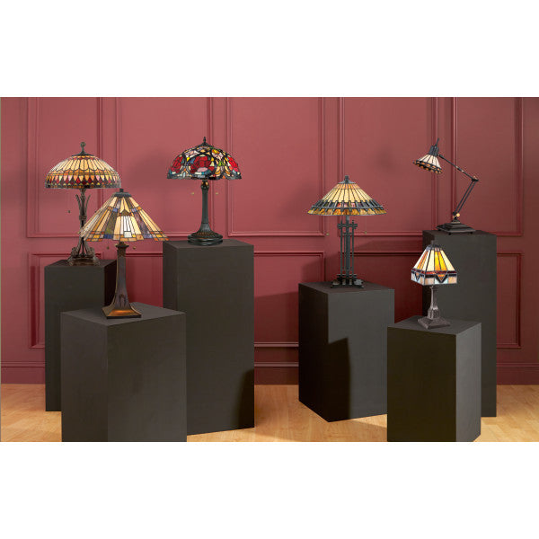 Larissa 2-Light Table Lamp, Vintage Bronze