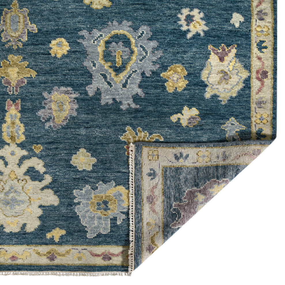 Jaigarh Carmina Area Rug, Blue, 8' x 10', Oriental