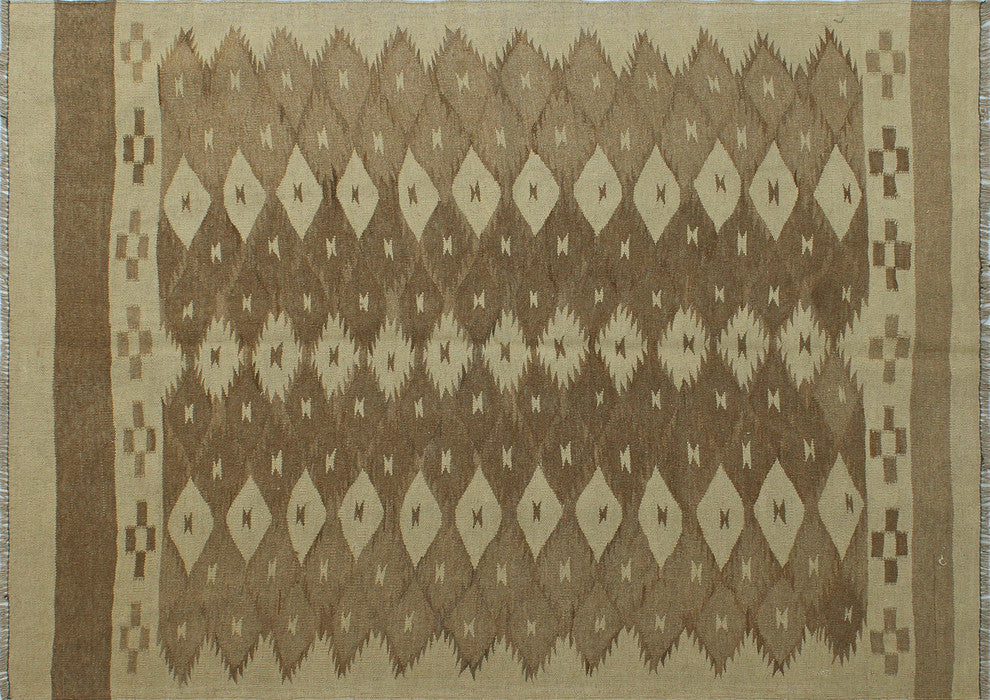 Winchester Kilim Yasemin Ivory Rug, 4'2x5'9