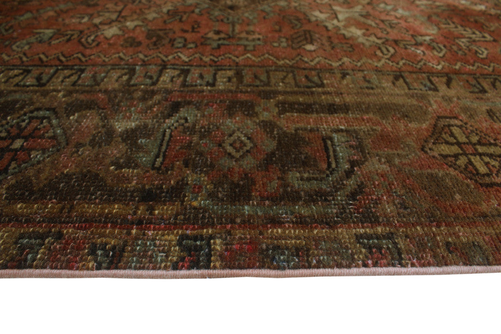 Fine Vintage Heriz Danniel Rust Rug