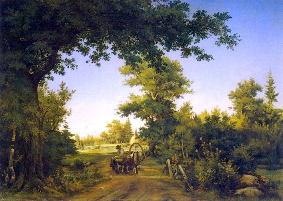 Ivan Ivanovich Shishkin View near Petersburg Wall Decal
