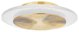 Corbett Lighting 328-16 Topaz 16"W LED Flush Mount Ceiling - Vintage Polished