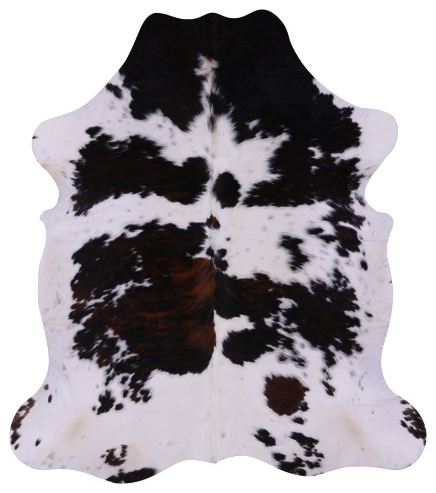 Tricolor Natural Cowhide Rug 6' 9" X 5' 11" C2351