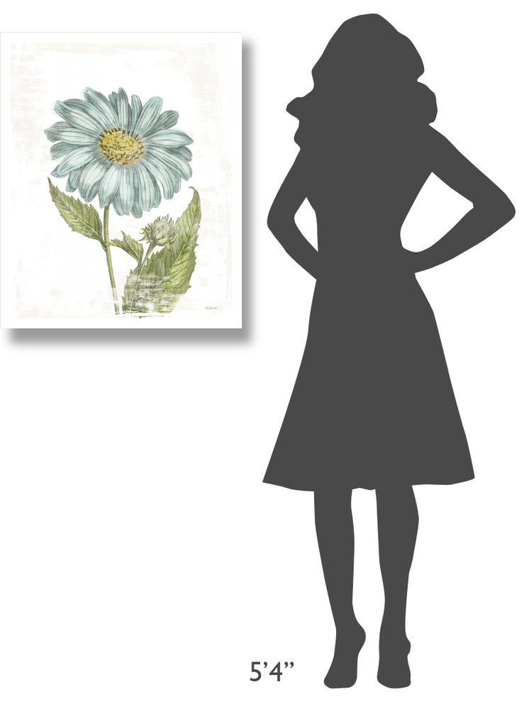 "Bloemen Boek II on White" Digital Paper Print by Sue Schlabach, 24"x30"
