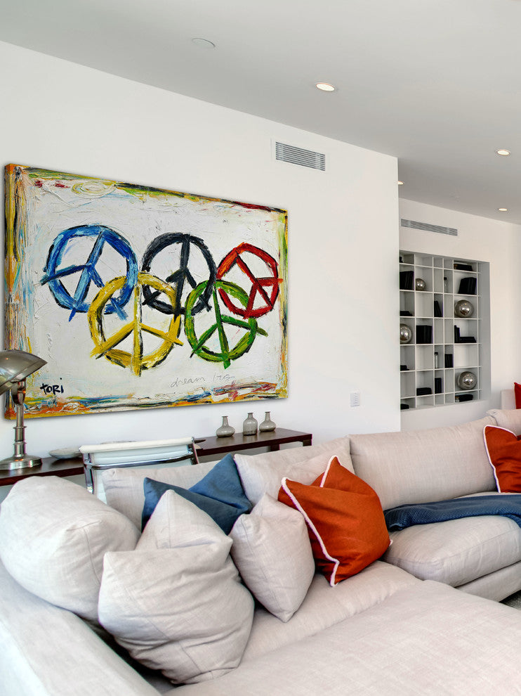 "Dream Big" Painting Print on Canvas by Tori Campisi