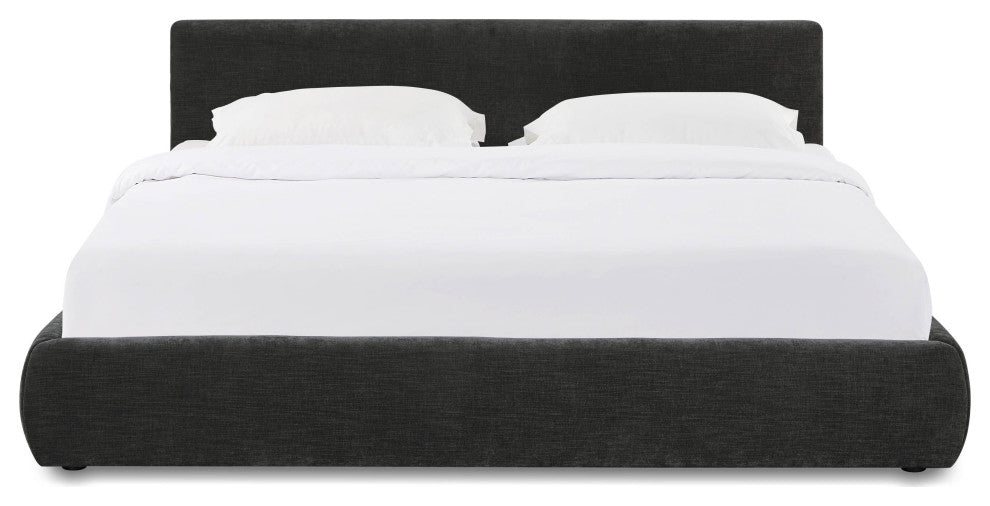 Isla Upholstered Bed, Charcoal, King