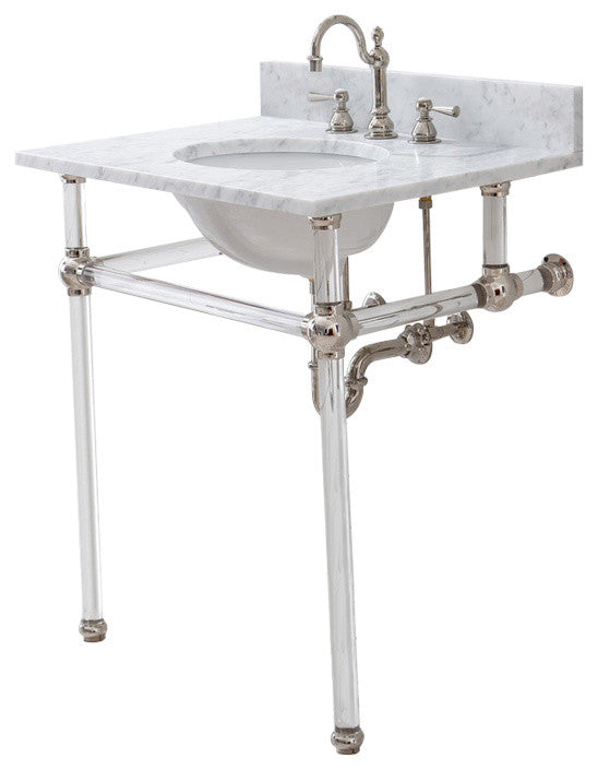 Empire 30" Wash Stand, P-Trap, Counter Top With Basin, and Faucet