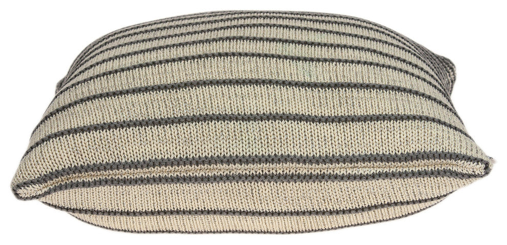 Parkland Collection Tanzi Transitional Tan Pillow Cover With Poly Insert