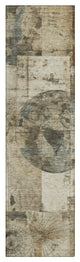 Machine Washable Indoor/Outdoor Chantille ACN1905 Taupe 2'3" x 7'6" Runner Rug