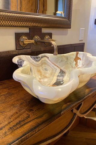 Hammered Copper Tile, 6"x6", Set of 8