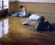 Gustave Caillebotte The Floor Scrapers, 20"x25" Gallery Wrapped Canvas Print
