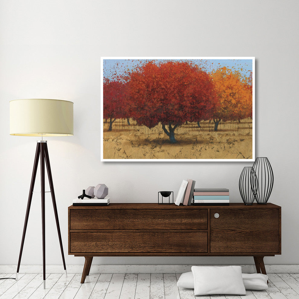 "Orange Trees II" Digital Paper Print by James Wiens, 62"x42"