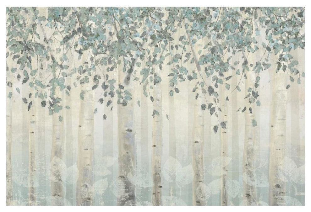 "Dream Forest I Silver Leaves" Digital Paper Print by James Wiens, 26"x18"