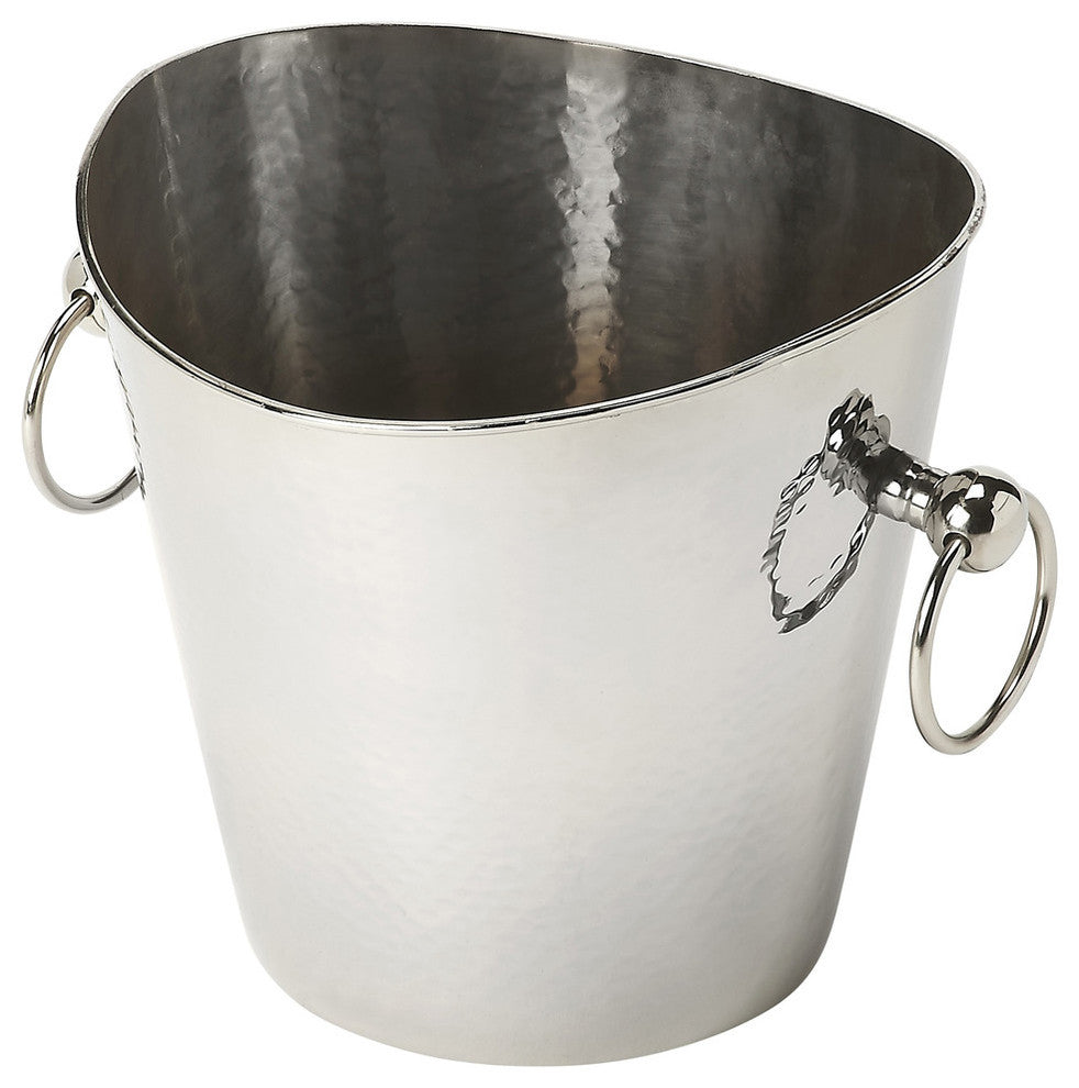 Butler Mendocino Hammered Stainless Steel Wine Bucket