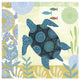 "Underwater World IV" Digital Paper Print by Farida Zaman, 42"x42"
