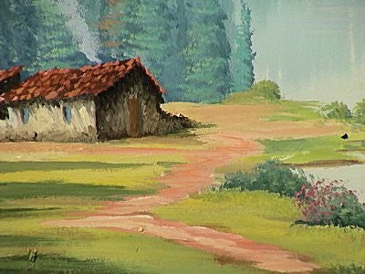Enchanted Valley. Mexican Contemporary Oil Painting